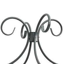 SKM Letto a Baldacchino Grigio in Metallo 100x200 cm (23.3kg)