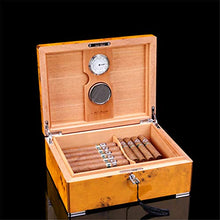 Humidor 50 Cigar Capacity - Scatola Per Sigari Humidor Con Umidificatore E Igrometro - Humidor Desktop
