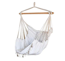 SB Home Amaca brasiliana grande in cotone makramee Swing Cotton Weave, letto extra lungo, per camera da letto, veranda, interni ed esterni