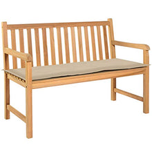 UnfadeMemory Cuscino per Panca da Giardino Beige 150x50x3 cm