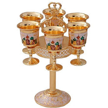 YWYW Set di Sette Pezzi Set di Bicchieri da Vino russi Accessori per Bicchieri da Bar Bicchieri da Vodka Bicchieri da Bar Set da Bar Scaffale per Vino