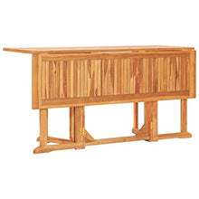 vidaXL - Tavolo da giardino pieghevole con farfalle, 150 x 90 x 75 cm