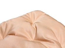 Meerweh - Cuscino imbottito per panca a 3 posti, circa 150 x 50 x 10 cm, verde/beige