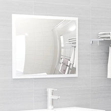 vidaXL Set Mobili da Bagno 2 pz Bianco in Truciolato