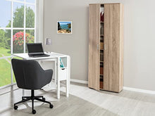 Esidra Altoona Armadio 2 Ante, Legno, Rovere, 70x34x189 cm