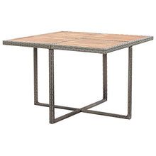 Tidyard 5 pz Set da Pranzo da Giardino in Polyrattan e Acacia,Set mobili da Giardino,Poltrone e Tavolino,Antracite