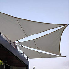 DOILE Tenda A Vela Triangolare Estate Esterna Impermeabile Protezione Solare E Protezione UV Tenda da Esterno per Esterni Corda da Portare (2 * 2 * 2CM,Cachi)