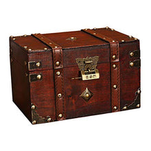 Cdrox Stoccaggio Tronco con Blocco Composito da Letto Soggiorno Treasure Chest Collection Cabinet