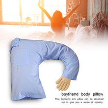 Coil-c - Cuscino per il corpo dell'amicizia, morbido e divertente cuscino per il corpo, giocattolo divertente (blu)