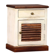 vidaXL Legno Massello di Sheesham e Mango Comodino Comò Cassettiera Tavolino