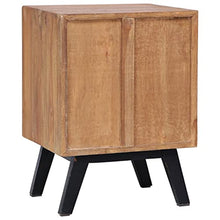 vidaXL Comodino 40x35x55 cm in Legno Massello di Teak