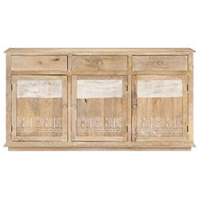 vidaXL Credenza 150x40x80 cm Legno Massello di Mango