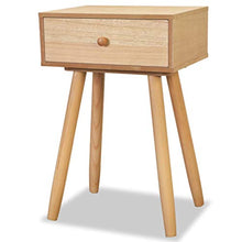 vidaXL Comodino 2 pezzi, in legno di pino massiccio, 40 x 30 x 61 cm, colore: marrone