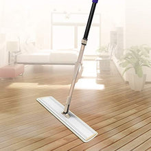 SSAYY Spray Mop Mop Piatto da 60 Cm Tampone per Pulizia in Lega di Alluminio Piastrelle Pavimento in Legno Risparmio di Manodopera Efficiente con Ferri da 360 °