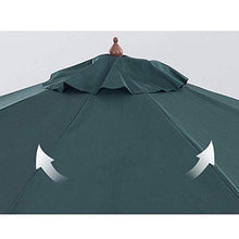 Parasole da Giardino per Esterni da 2,7 m, Grande ombrellone da Giardino in Alluminio, tettoia per ombrellone, Leggero, Resistente ai Raggi UV, per Tende da Spiaggia/Piscina/Patio/ripa