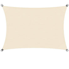 dDanke, tenda parasole rettangolare per patio e giardino, disponibile nelle dimensioni di 3 x 2 m e 4 x 3 m, di colore beige