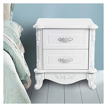 GUHUIHE Due cassetti Comodino da Comodino Comodino Lato Cabinet Laterale Camera da Letto Organizer Storage Cabine