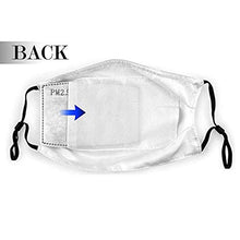 PanStro Maschera Antipolvere a Doppio Strato con Rivestimento Regolabile per Uomo e Donna in Cotone Lavabile Stampa 3D Protezione Solare Maschera per Protezione Solare 10 Pezzi