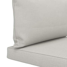 vidaXL Cuscini per Divani su Pallet 2 pz Grigio Talpa in Tessuto