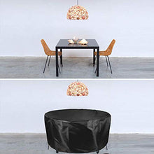 Litulituhallo - Copritavolo da giardino, rotondo, impermeabile, 128 x 71 cm