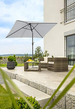 Schneider Bilbao 210 x 130 cm Ombrellone, Grigio Argentato
