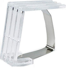 Fermatovaglia (4 pezzi) copertura di plastica trasparente 2 set
