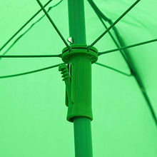 Set Tavolino e 2 Sedie Pieghevoli da Giardino per Bambini con Ombrello Verde Rana