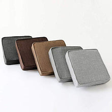 Cuscino del sedile quadrato imbottito, spugna addensare sedia cuscini cuscini patio mobili per pavimento pavimenti pavimenti alimentari poltrona da esterno cuscinetto per sedia da esterno GRAENA 55x55