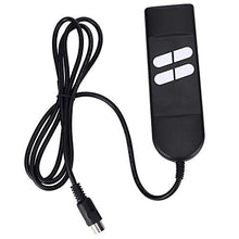Nicoone - Comando schienale 12 V-24 V reclinabile elettrico manuale con 4 tasti per il sollevamento sedia divano elettrico comando manuale manuale lunghezza cavo 63 in