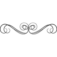 Adesivi per testiera del letto, T-MK304, 38 x 190 cm, colore: Nero