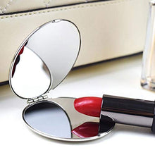 Specchio da Trucco Pieghevole Piccolo Specchio a Doppia Faccia a Specchio Specchio per Il Trucco Specchio Speciale per Ladies squisita e compatta