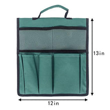 ZNMUCgs - Panca portatile da giardino con borse per attrezzi da giardino, per esterni, Verde (Verde) - ZNMUCgs