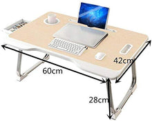 Xicaimen Tavolo per Notebook Tavolo Pieghevole per Laptop Vassoio da Letto Supporto Multifunzione per Notebook Supporto da Lettura per Divano