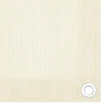 Tidyard Schermo Frangivista per Balcone,Antimuffa e Resistente ai Raggi UV,Crema 120 x 400 cm in HDPE