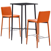 SKM Set da Bar 3 pz in Similpelle Arancione D