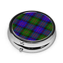 Macdonald Tartan ceacaafdefd Art - Contenitore rotondo per pillole a 3 scomparti, in metallo, per medicina e vitamina