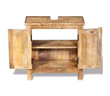 Armadietto da bagno con specchio, stile classico, a due ante, con specchio, 60 x 30 x 60 cm