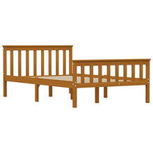 FAMIROSA Giroletto con 2 Cassetti Marrone Miele Legno di Pino 120x200 cm-0530