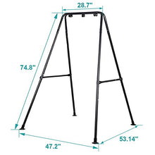 Taleco Gear - Supporto per sedia a dondolo per sedie a dondolo base (supporto nero)