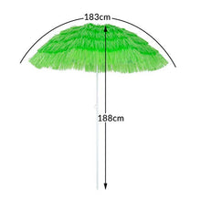 Kingsleeve Ombrellone da Spiaggia Hawaii Ø 160cm Altezza 180 cm Inclinabile e Regolabile in Altezza