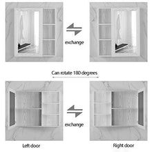 Armadietti a specchio Bagno Gioielli Cabinet/Specchio Specchio Mobile/Mobile a Specchio Quadrato di Alluminio dello Spazio/umidità Armadio a Muro a Prova/Specchio da Parete Impermeabile