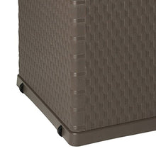 Tuduo - Contenitore da giardino, 420 l, marrone