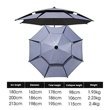 Ombrellone da Spiaggia da Esterno Ombrellone Portatile E Antivento con Ancoraggio A Sabbia E Palo in Alluminio,180/200/213 Cm di Resistenza alla Luce Solare Nociva, con Borsa