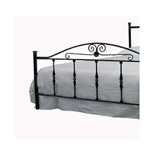 Letto Una Piazza E Mezza in Ferro Battuto Color Antracite 132x203xh119 Cm