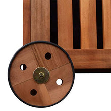 vidaXL Box per Cuscini Contenitore Stoccaggio Esterno Legno Acacia 118x52x58 cm