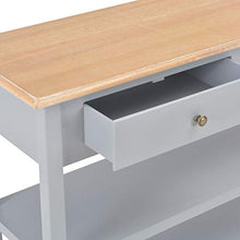 FAMIROSA Credenza Grigia 110x35x80 cm in MDF