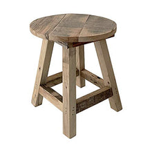 INDA-Exclusiv - Sgabello per fiori, in legno, Ø 26,5 cm, altezza 32 cm