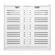 Dioche Armadietto da bagno, mobiletto per la casa, moderno, a doppia porta, per bagno, con cassetto, 60 x 30 x 60 cm