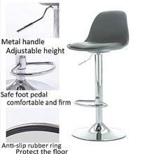 Sgabello da Bar con Schienale Moderno e Minimalista Sedia da Bar seggiolone Nordico Moderno per Reception