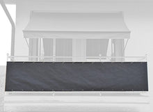 Angerer Paravista per Balcone Design Style Antracite, 90 cm, Lunghezza: 8 Metro